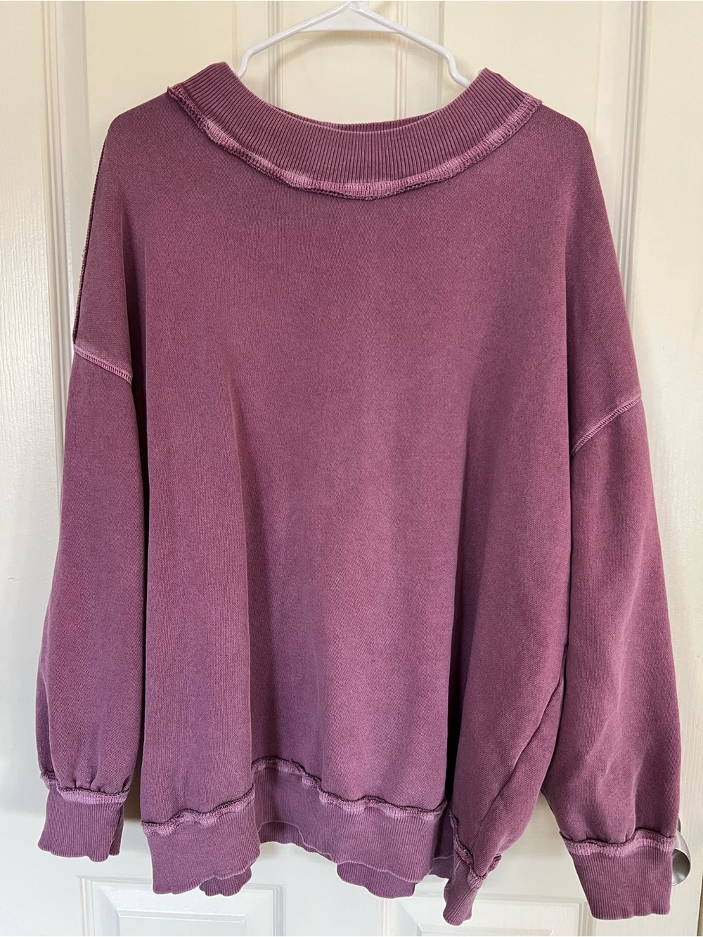 Free People We The Free Palm Springs Pullover Damson Purple S